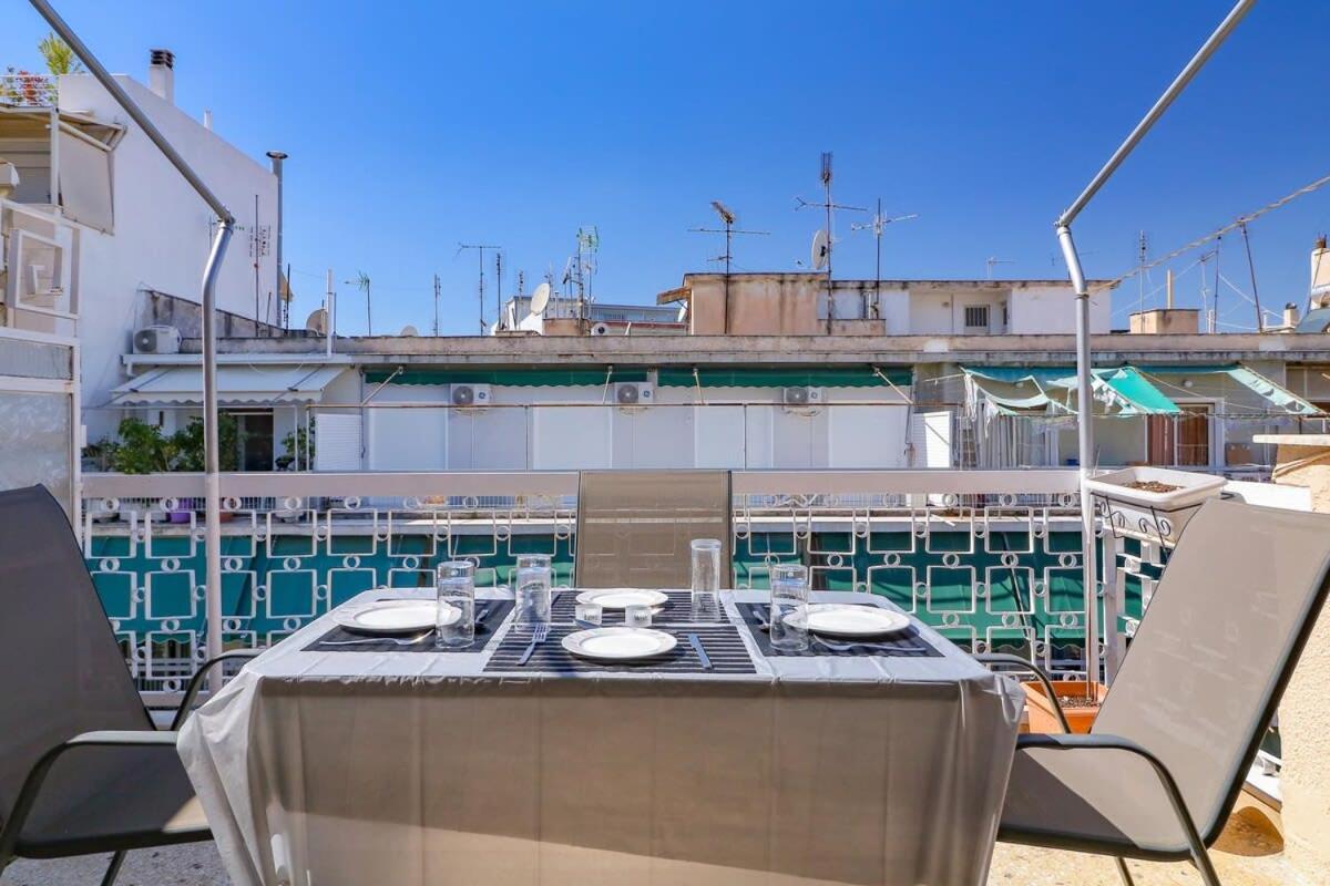 Topfloor Central Apt With Urban Views,3' To Metro Athens Exterior photo